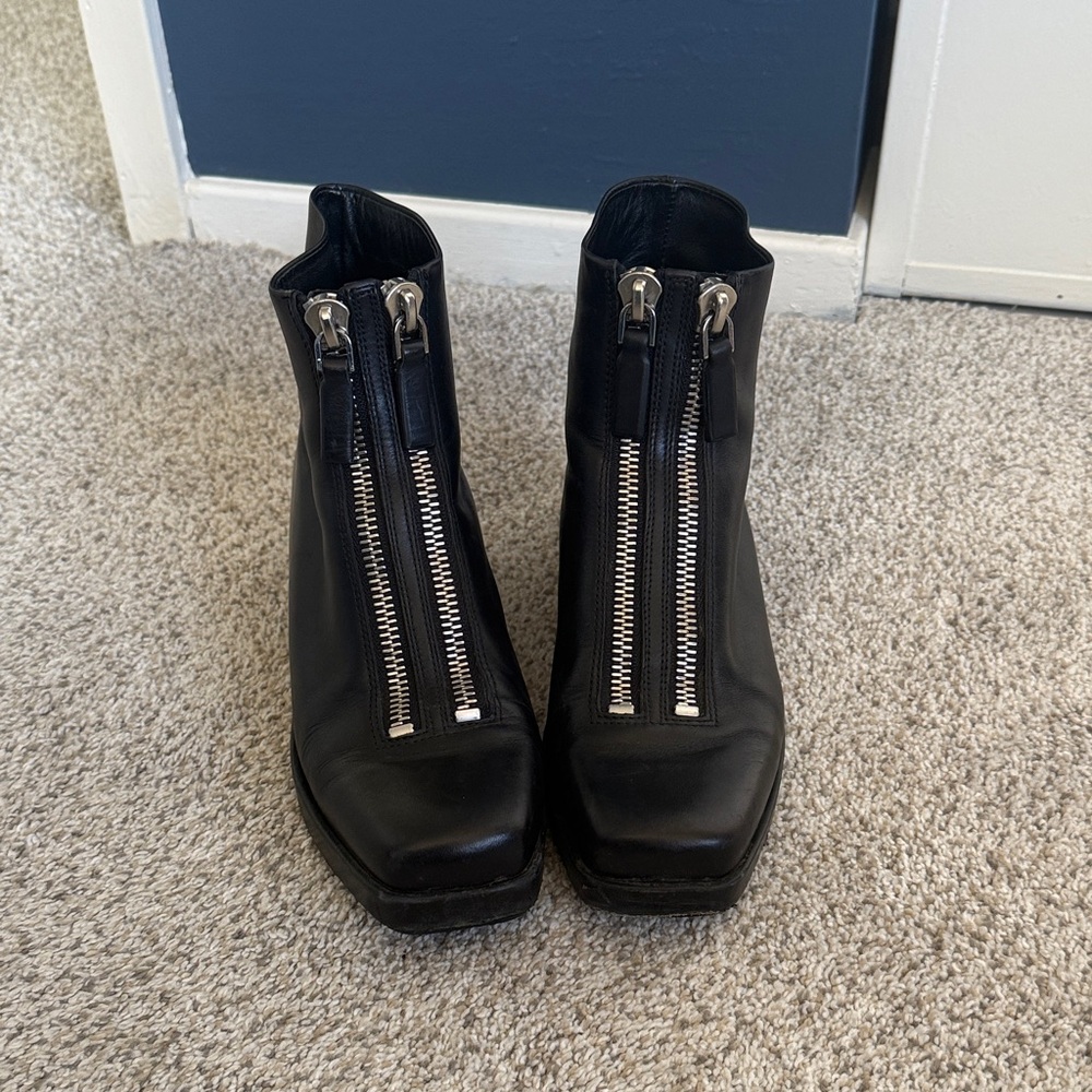Alexander Wang Square Toe Ankle Boots
